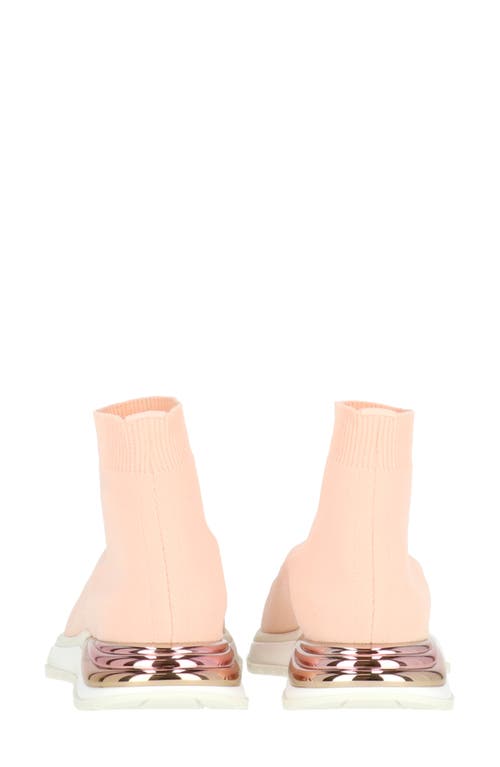 Ferragamo Ninette Knit Sock Sneaker In Light Pink