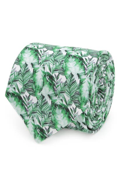 CUFFLINKS, INC PALM LEAF COTTON TIE,CC-PALM-TR