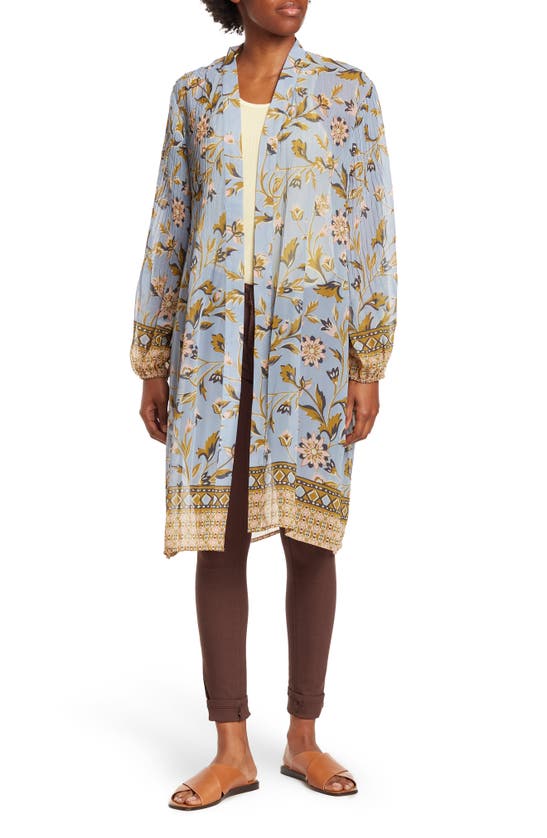 Daniel Rainn Release Pleated Kimono In M849 Sky Blue