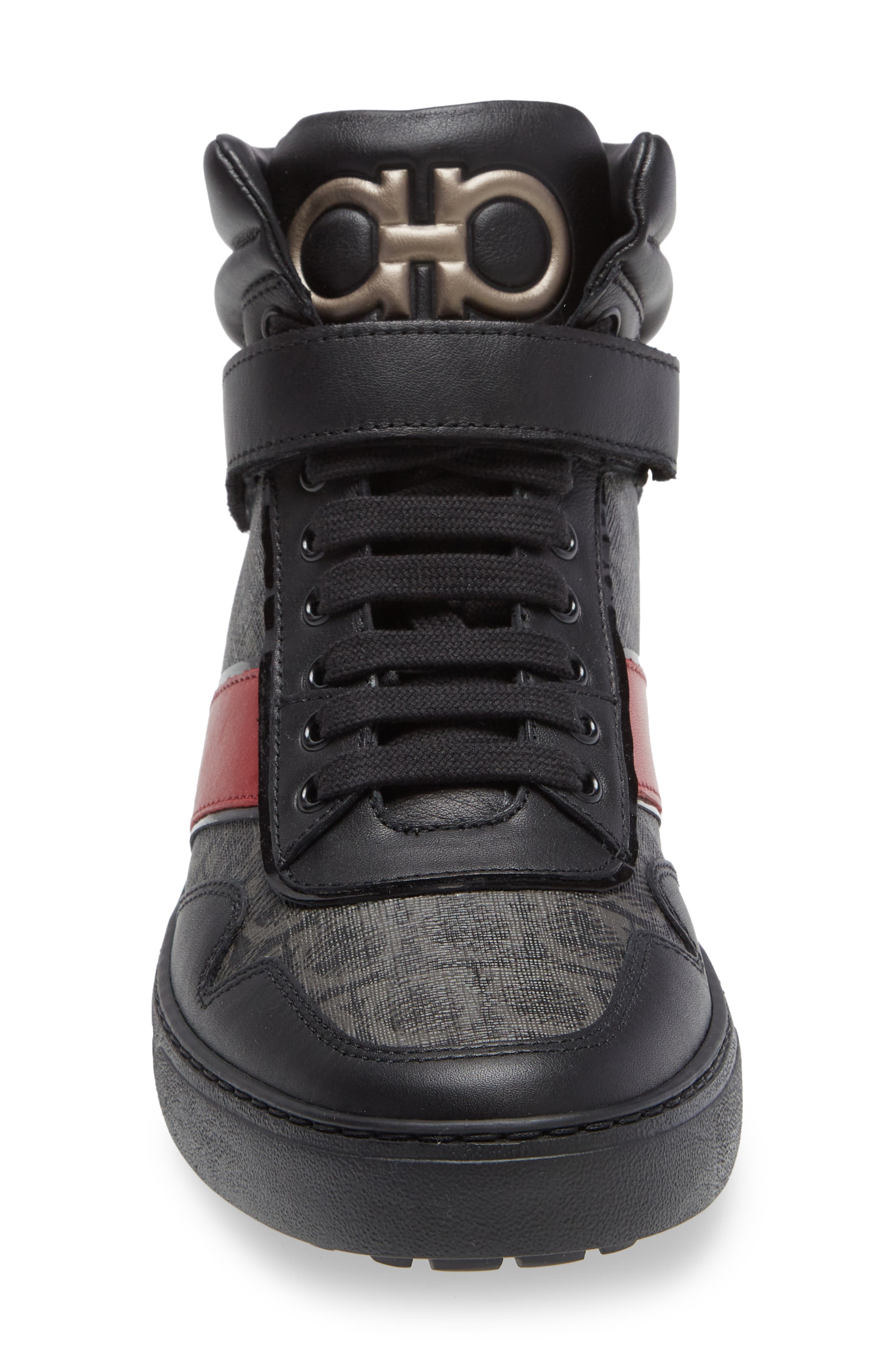 ferragamo mens high top sneakers
