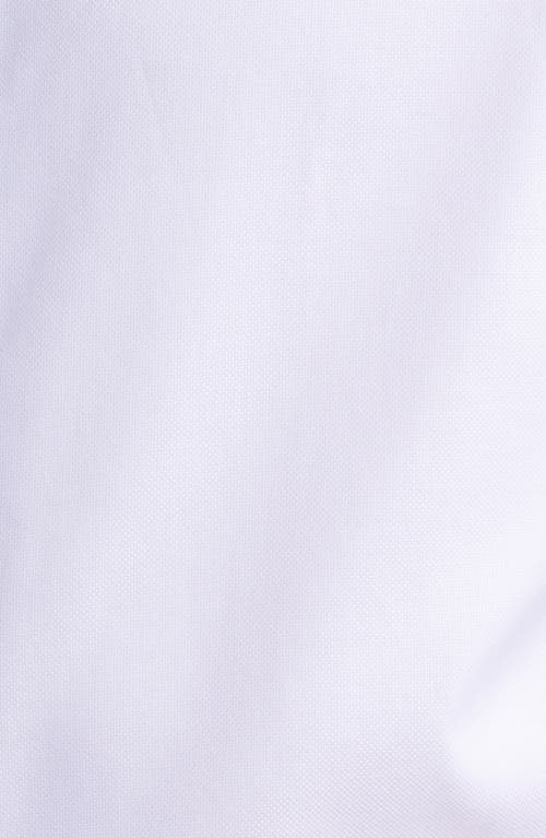 Nordstrom Trim Fit Royal Oxford Dress Shirt In White Royal Oxford