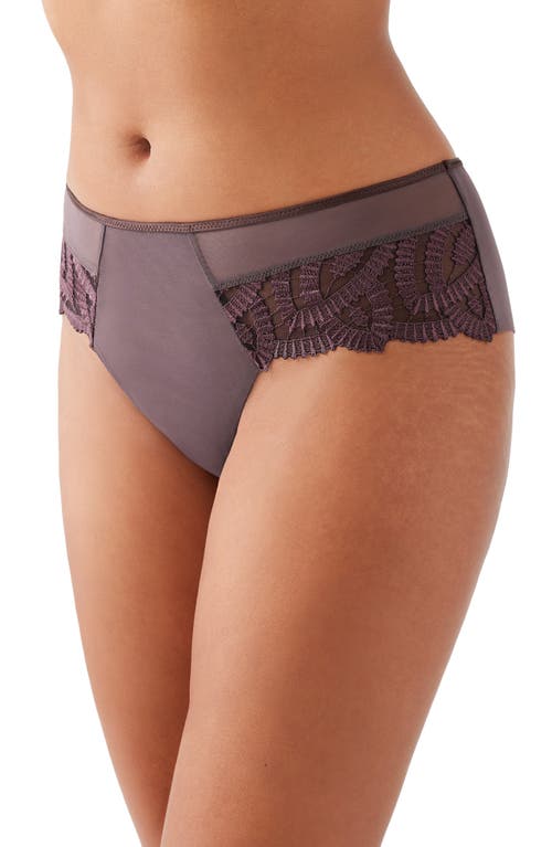 Shop Wacoal After Dark Tanga In Raisin