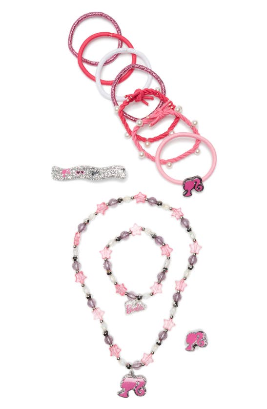 Shop H.e.r. Accessories Kids' Barbie Hair Jewelry Set In Pink