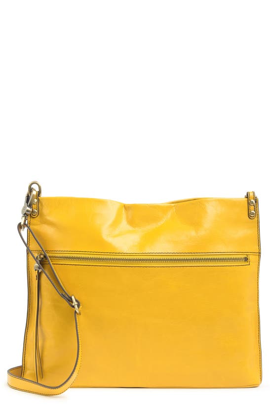 Hobo Approach Leather Crossbody In Sunflower