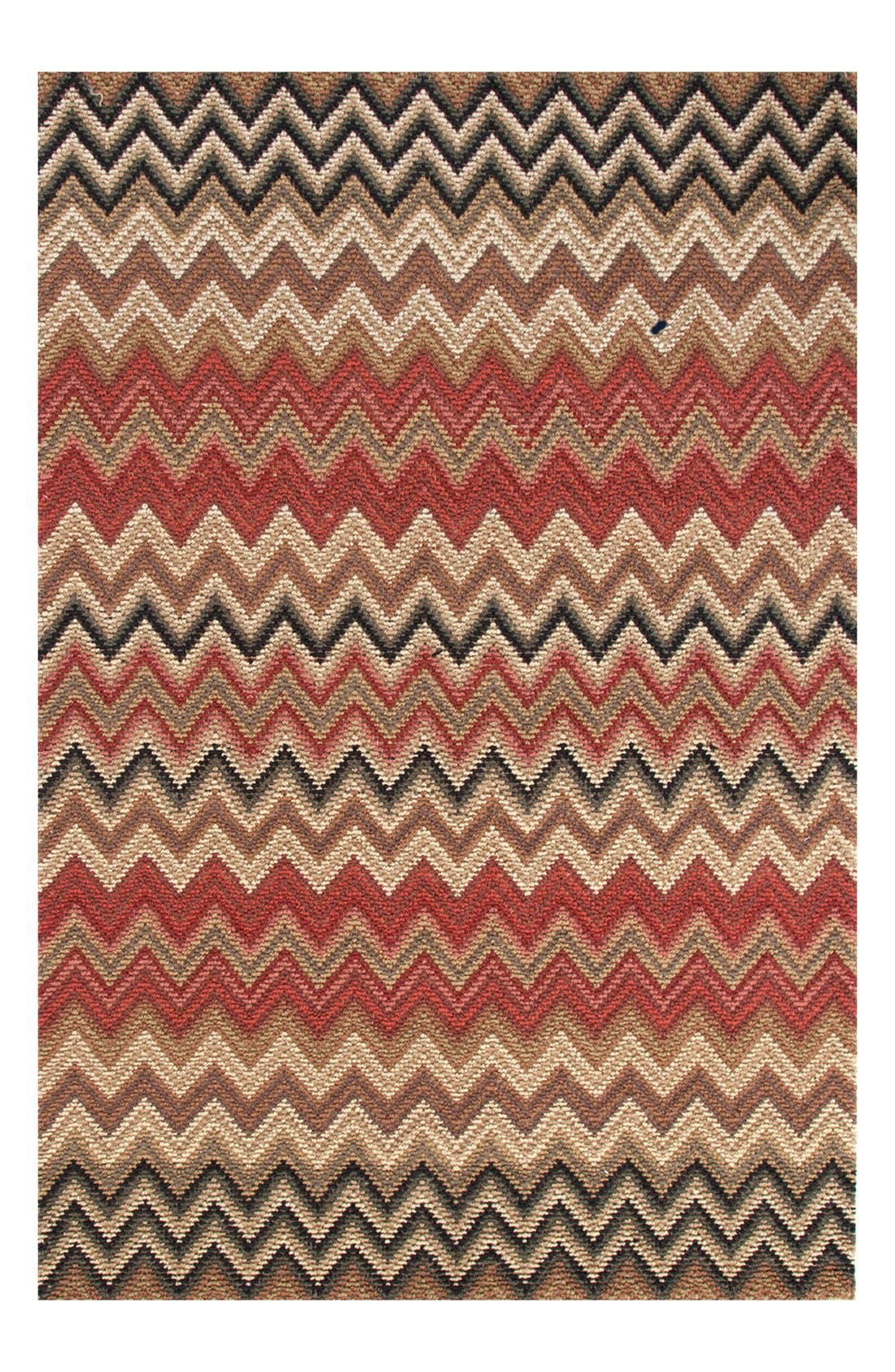 Dash & Albert 'Bargello' Hand Woven Chevron Jute & Cotton Rug Nordstrom