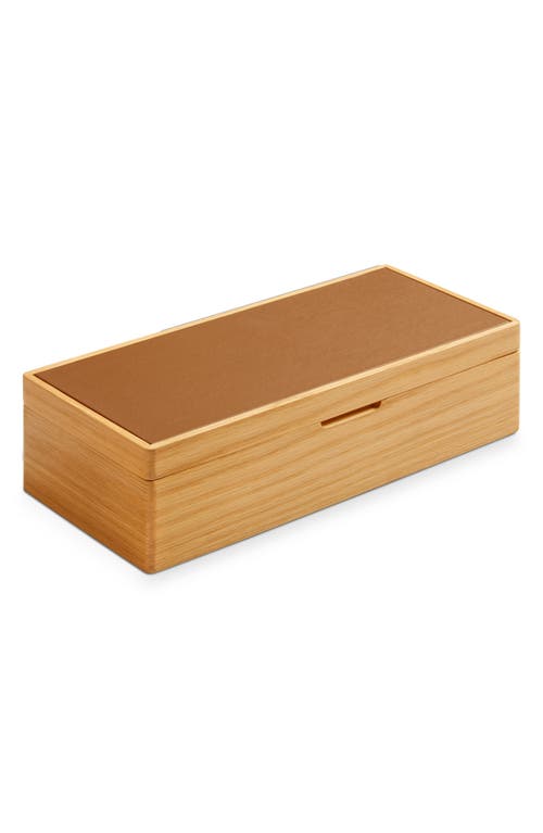 Watch Collector's Box in Oak/tan