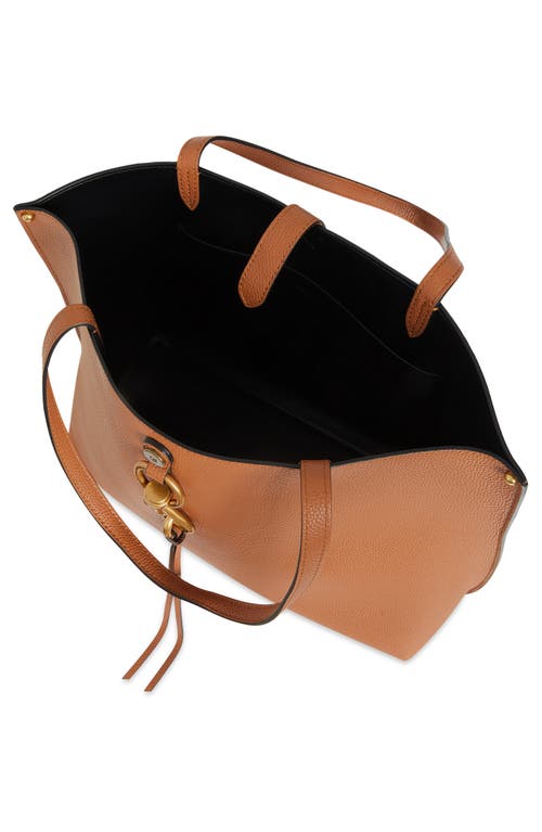 Shop Rebecca Minkoff Megan Leather Tote In Caramello/caramello