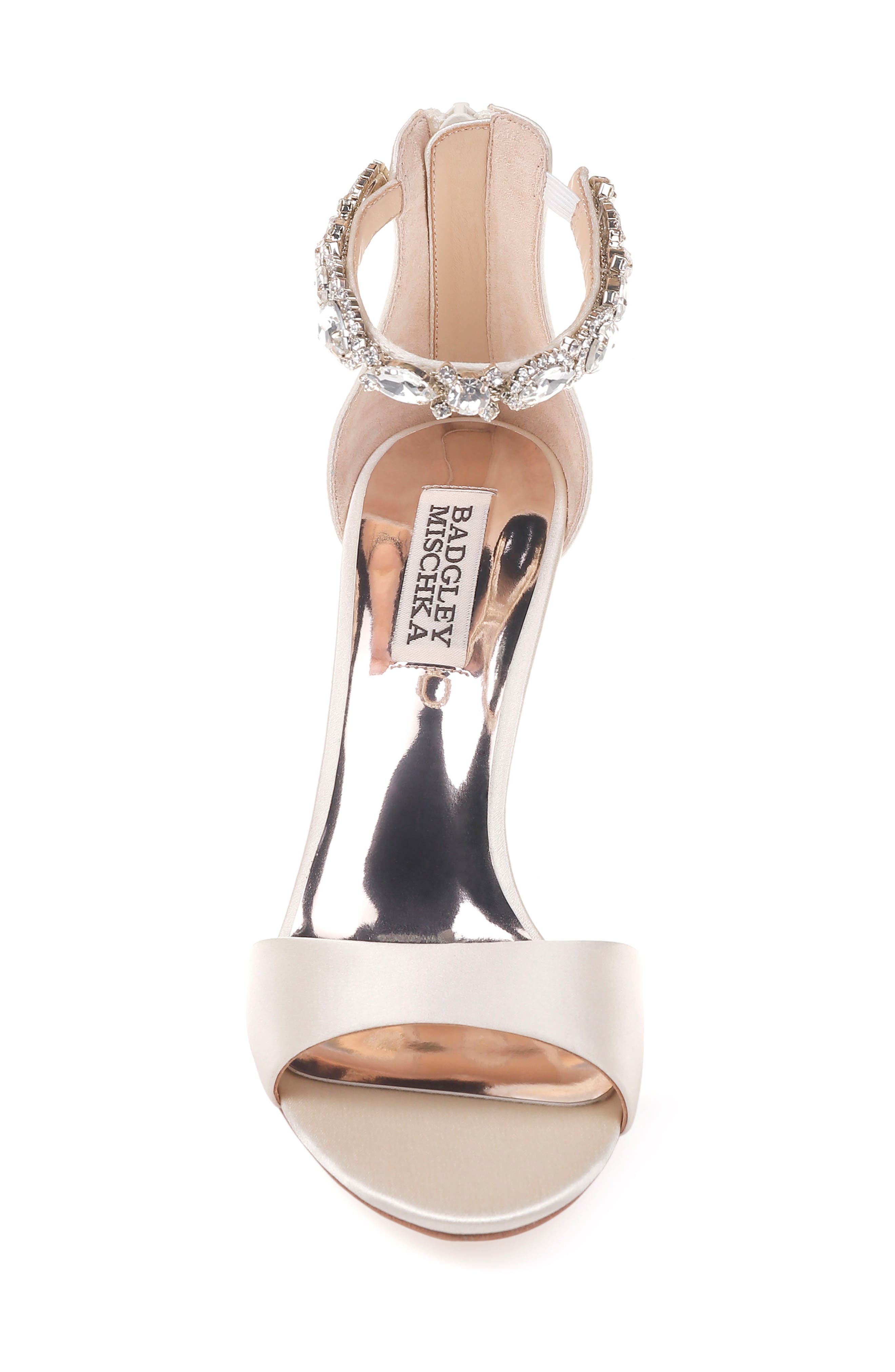 badgley mischka sindy ankle strap sandals