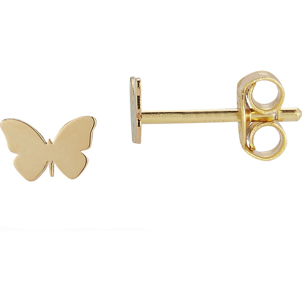 Ember Fine Jewelry 14k Gold Butterfly Stud Earrings In Gold