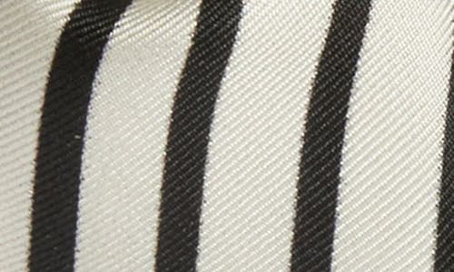 Vince Stripe Silk Ribbon Scarf In Bell/desert Wind