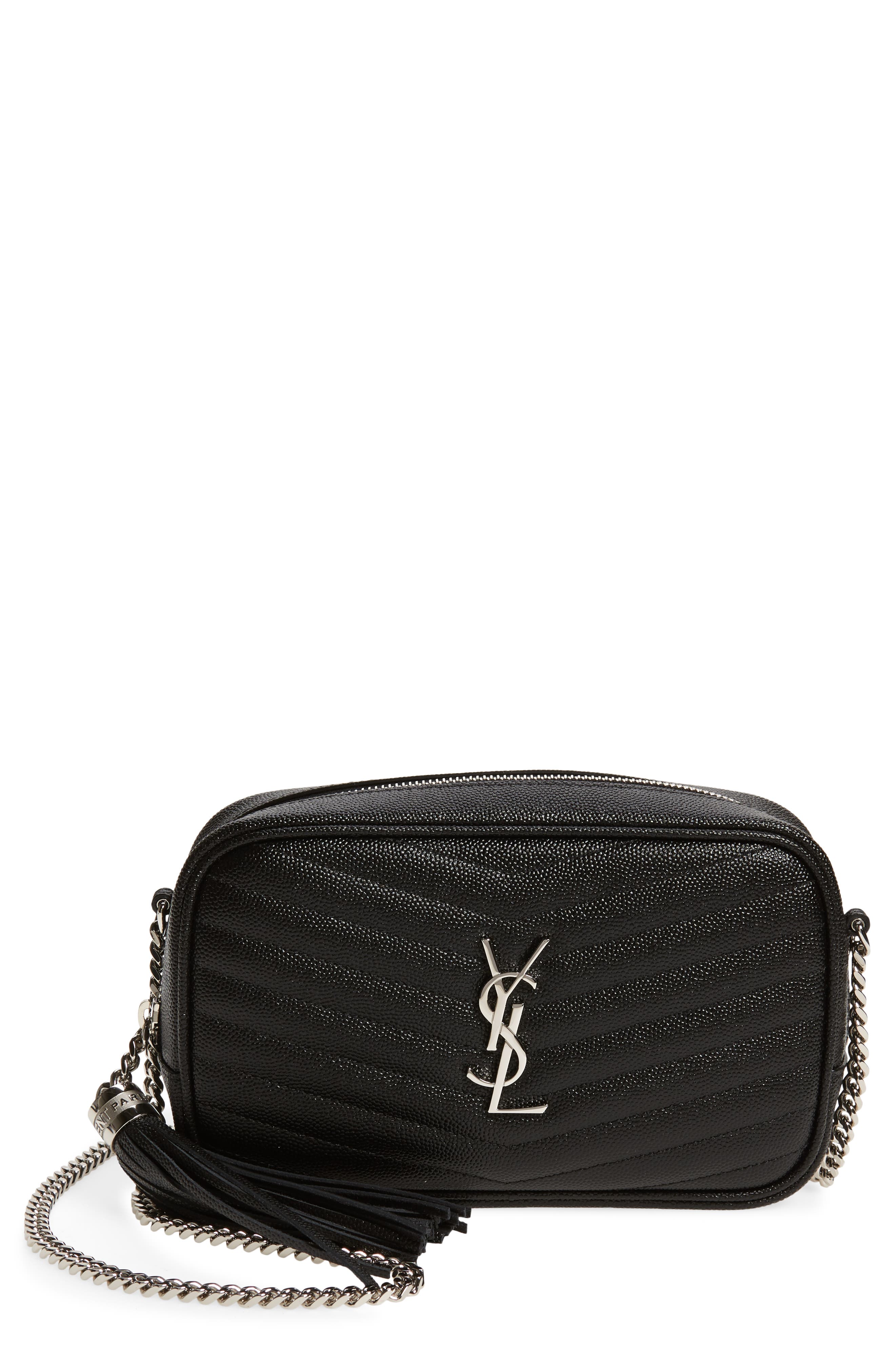 saint laurent matelasse leather wallet