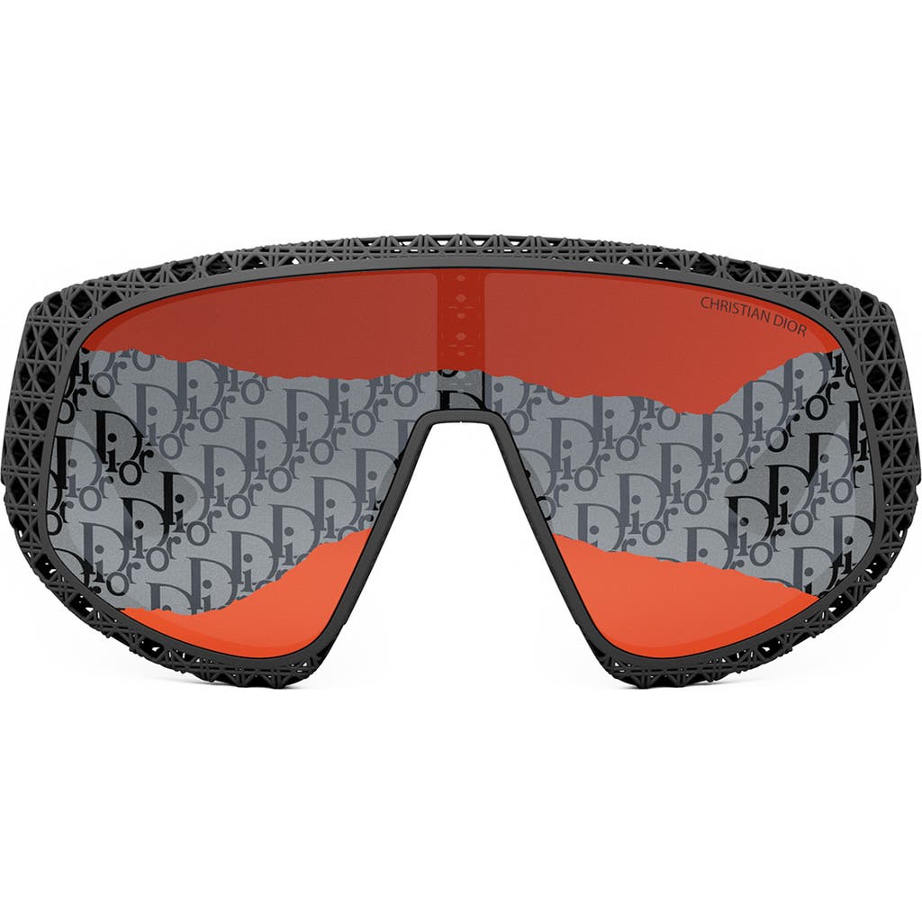 Dior Sunglasses In Matte Black/bordeaux Mirror