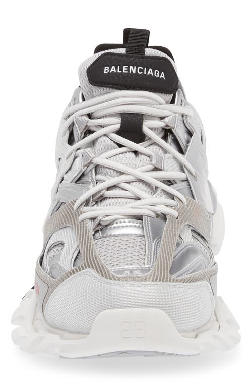 Shop Balenciaga Track Sneaker In Silver/white/black