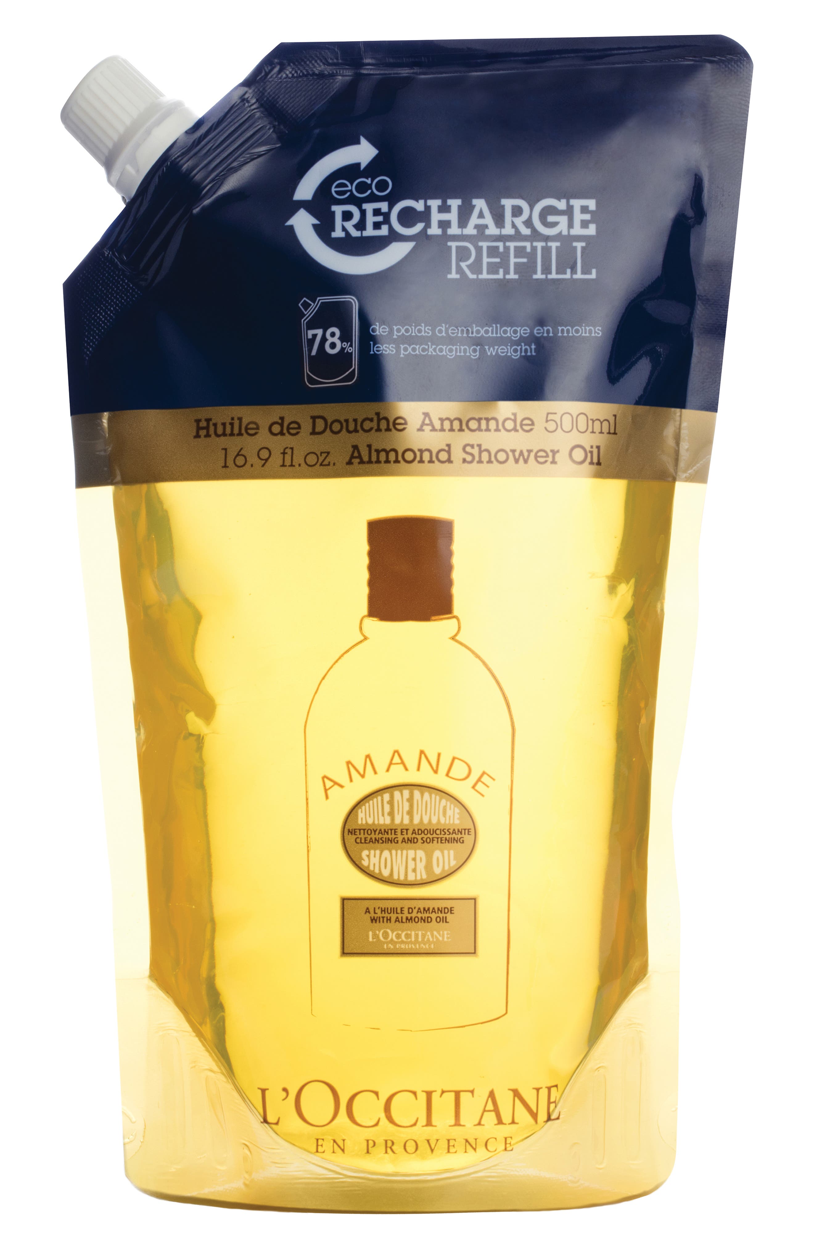L'Occitane Almond EcoRefill Shower Oil Nordstrom