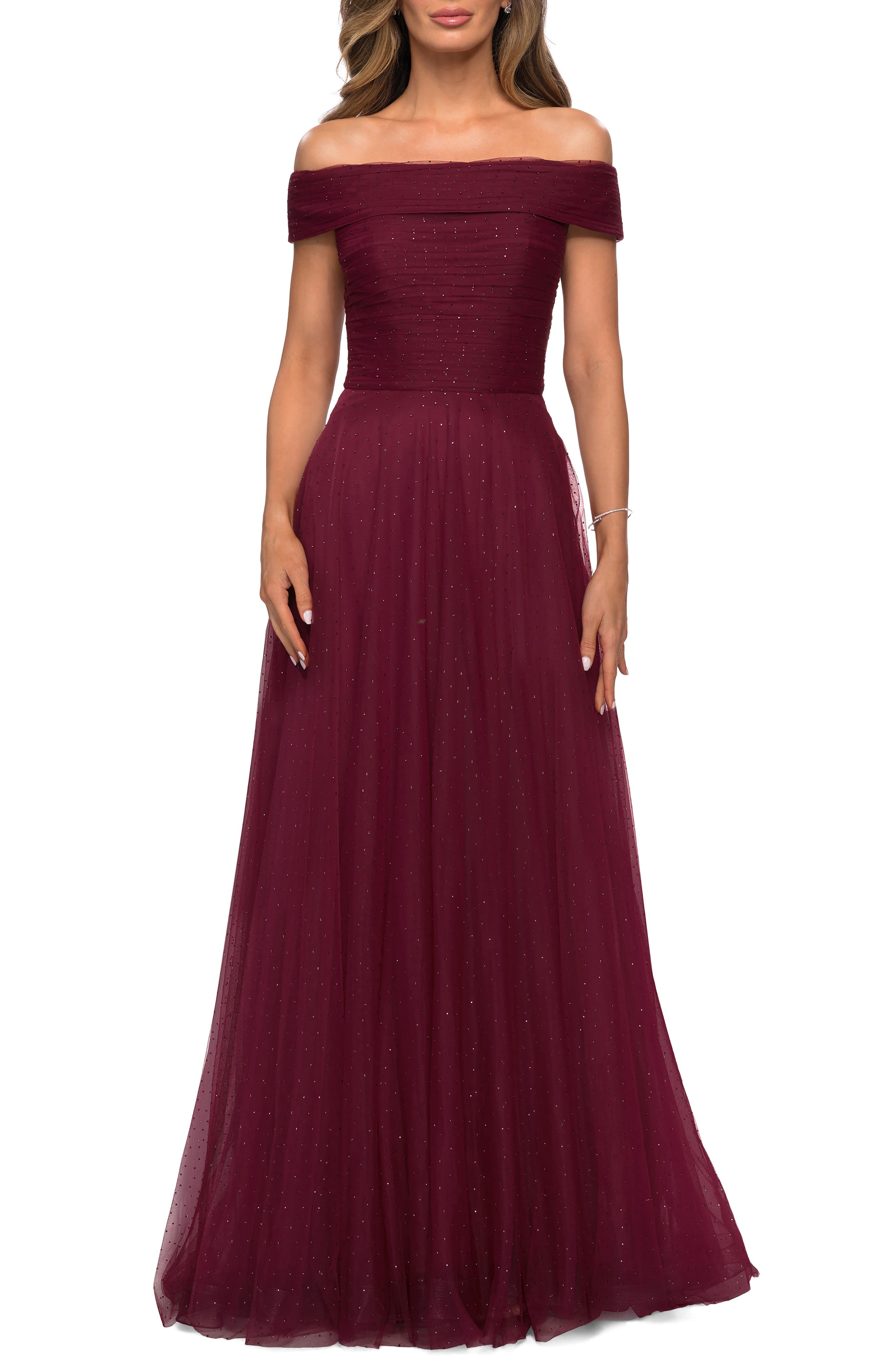 burgundy dress size 20