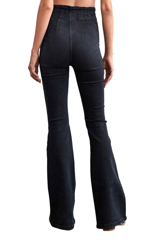 Free People We The Free Jayde Flare Jeans In Black