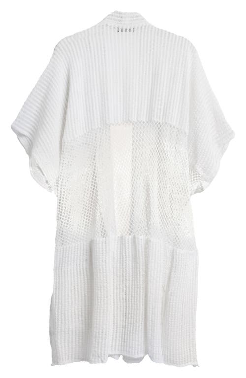 Saachi Open Knit Cover-up In White