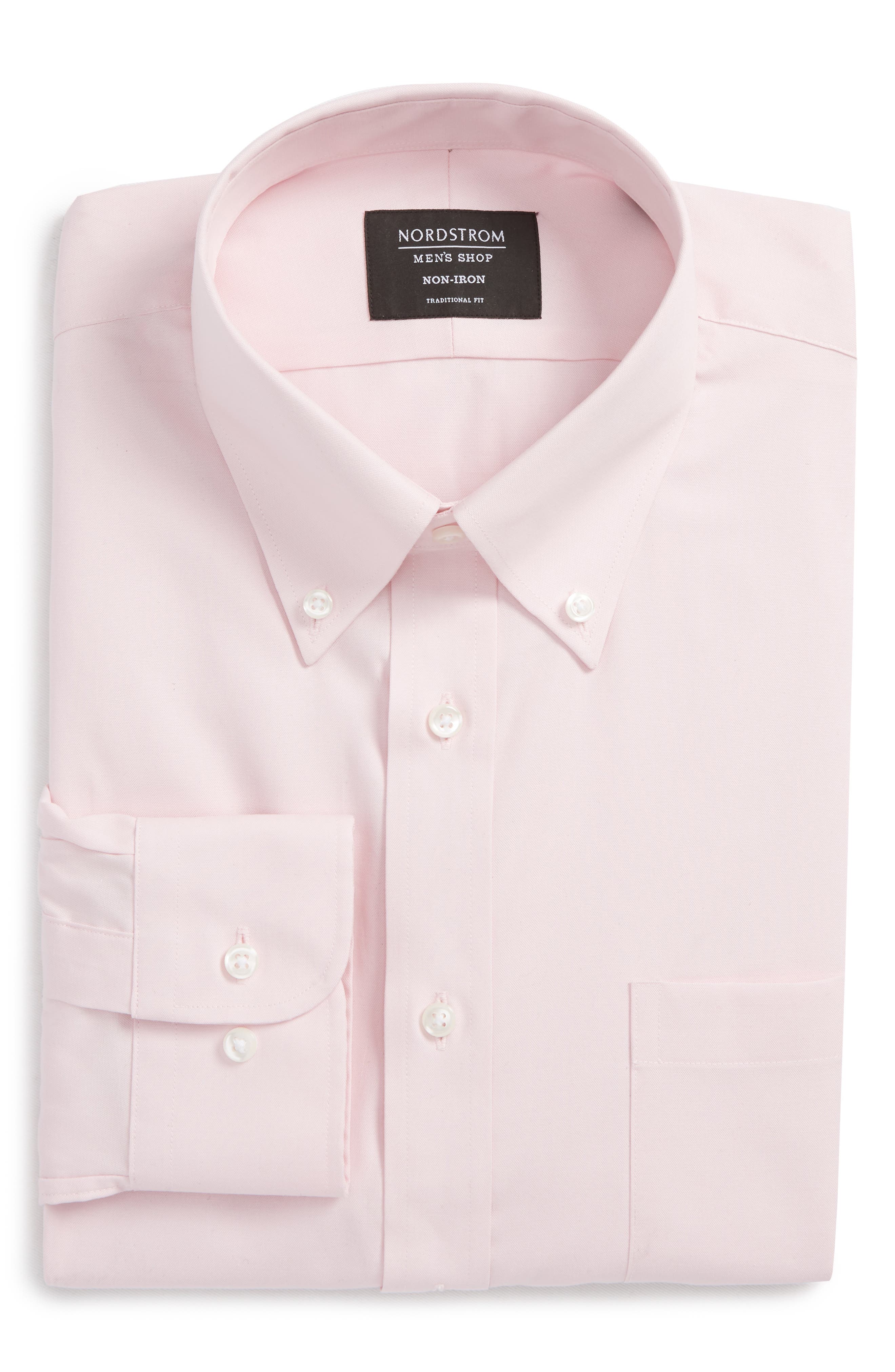 NORDSTROM MEN'S SHOP | Traditional Fit Non-Iron Dress Shirt | Nordstrom ...