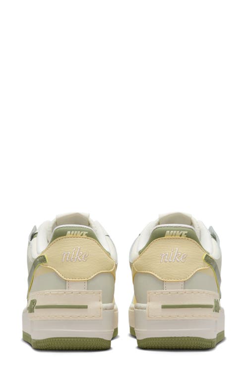 Shop Nike Air Force 1 Shadow Sneaker In Sail/oil Green/ivory