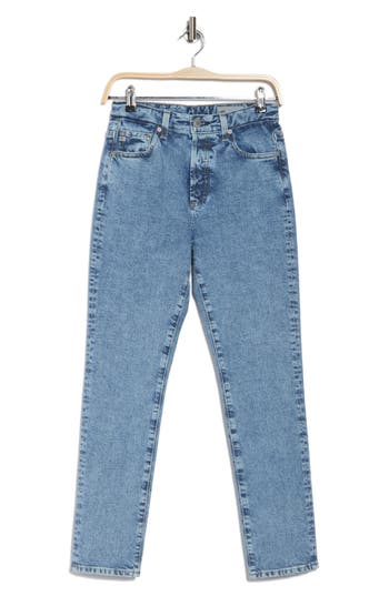 Ag Alexxis High Waist Slim Fit Jeans In Moonwash Lake Effect