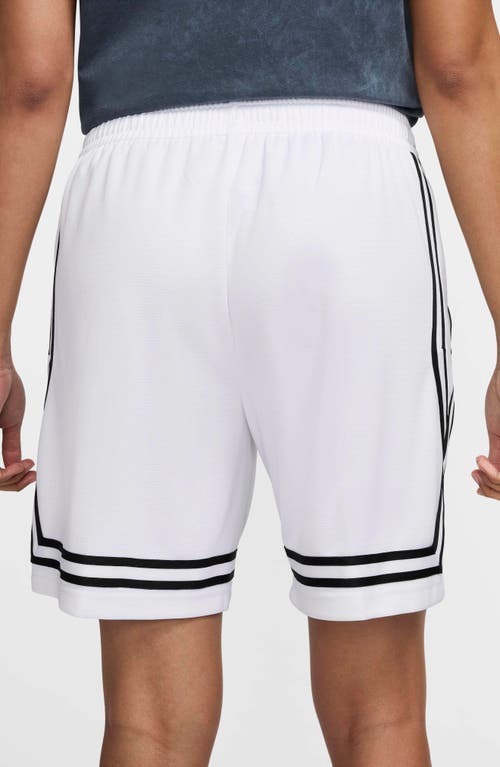 Shop Nike Crossover Dri-fit 7-inch Basketball Shorts In White/black/black