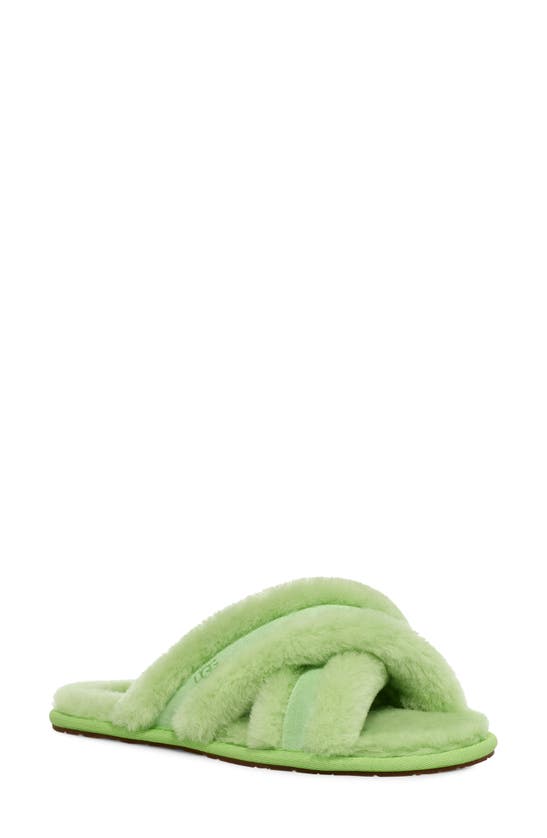 UGG SCUFFITA GENUINE SHEARLING SLIDE SLIPPER