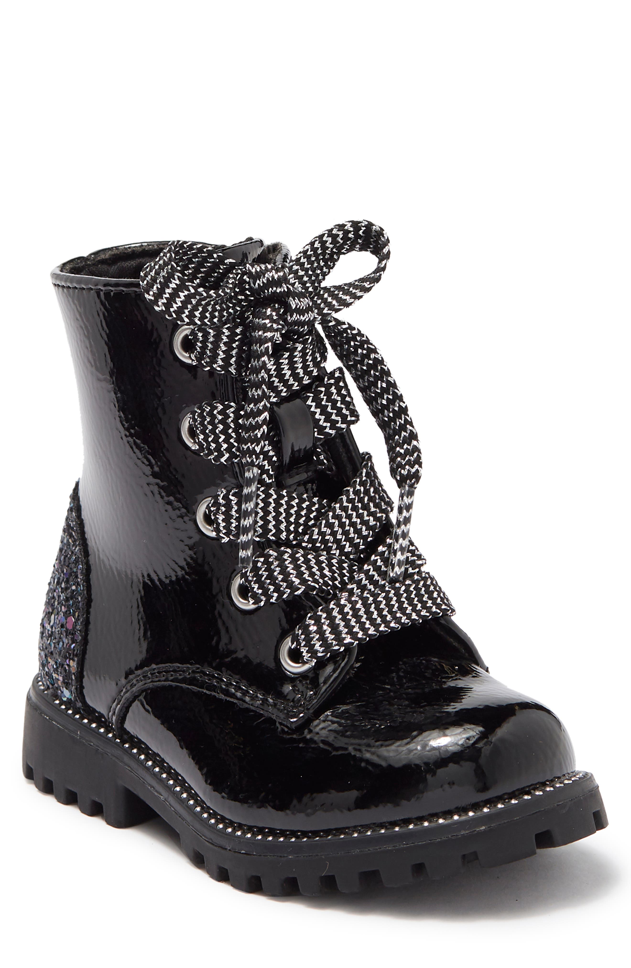 girls combat boots size 3