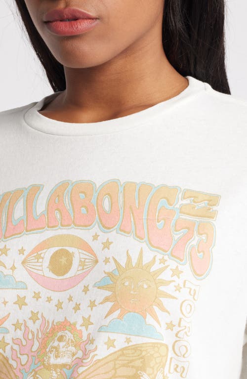 Shop Billabong Love Is All Graphic T-shirt In Salt Crystal