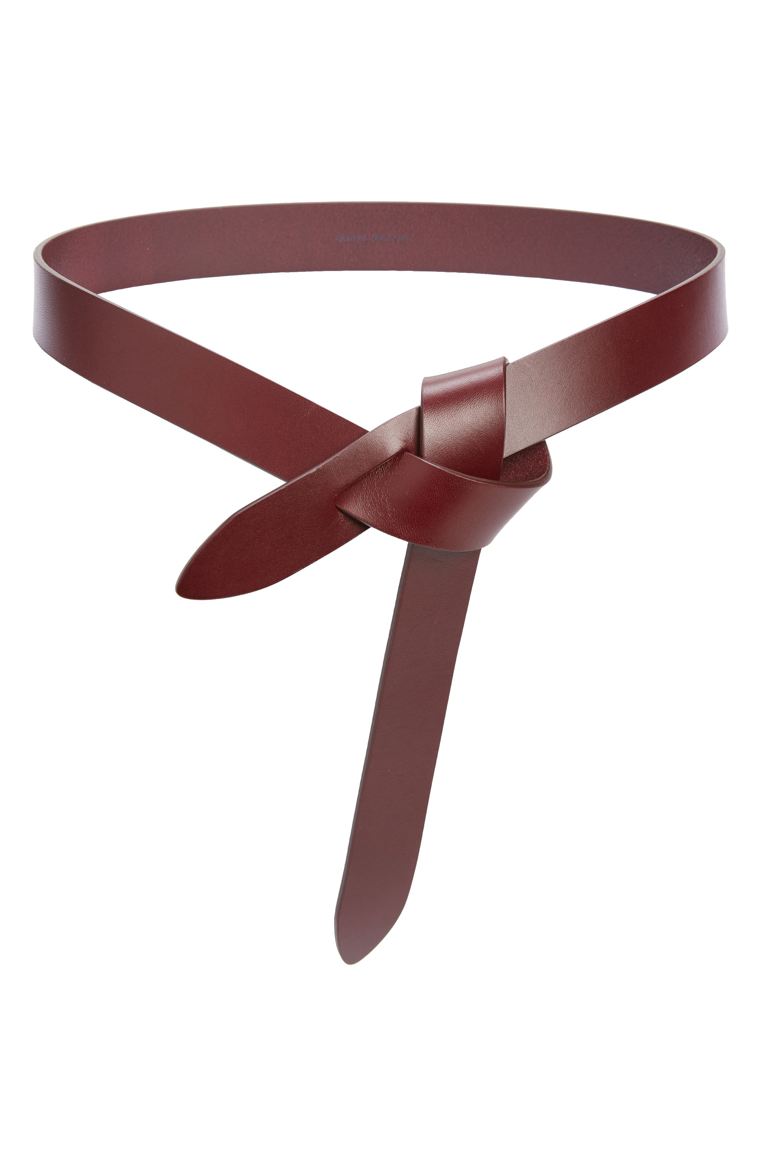 Isabel Marant Men's Lowell Leather Belt - Natural - Belts