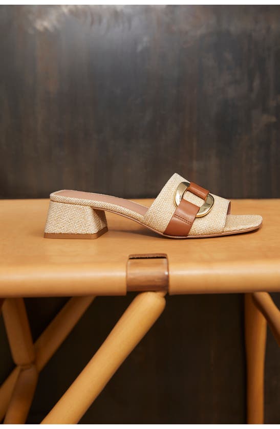 Shop Nordstrom Birdie Slide Sandal In Natural Raffia