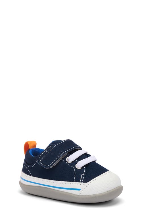 See Kai Run Stevie Ii Sneaker In Navy Canvas