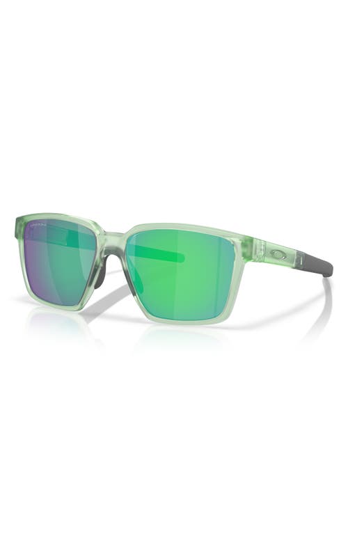 Oakley Actuator 57mm Prizm™ Rectangular Sunglasses In Black Green