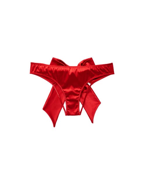 Shop Adore Me Gynger Bikini Panties In Dark Red