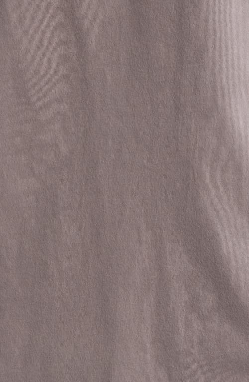Merz B Schwanen Organic Pima Cotton T-shirt In Grey Melange