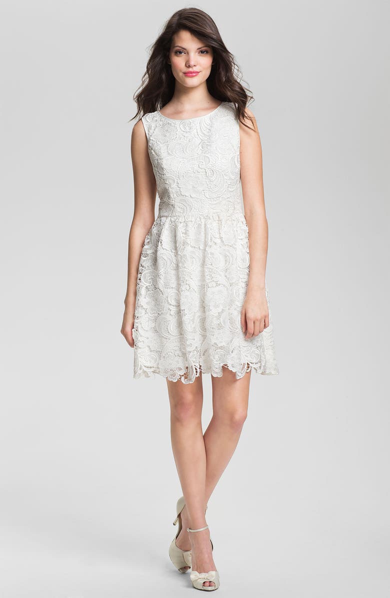 Adrianna Papell Lace Fit & Flare Dress | Nordstrom