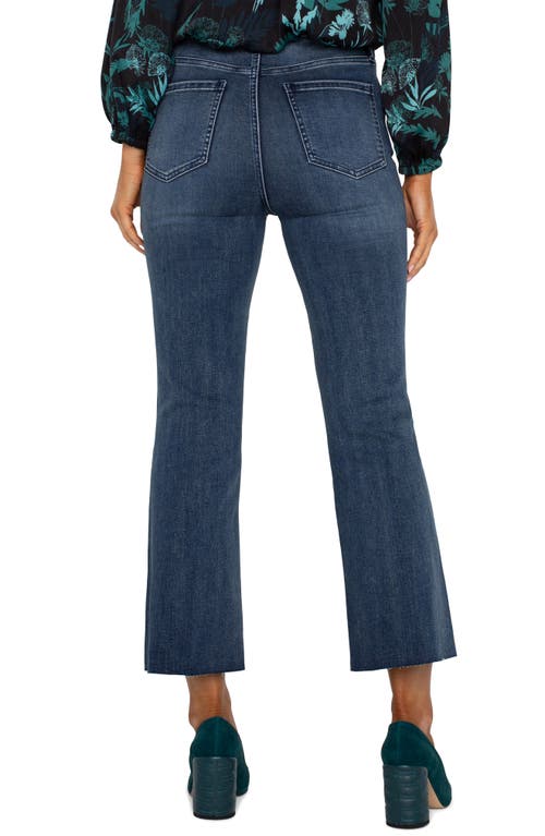 Shop Liverpool Hannah Crop Flare Jeans In Juniper Valley