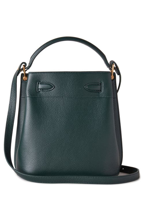 Shop Mulberry Islington Leather Bucket Bag In  Green