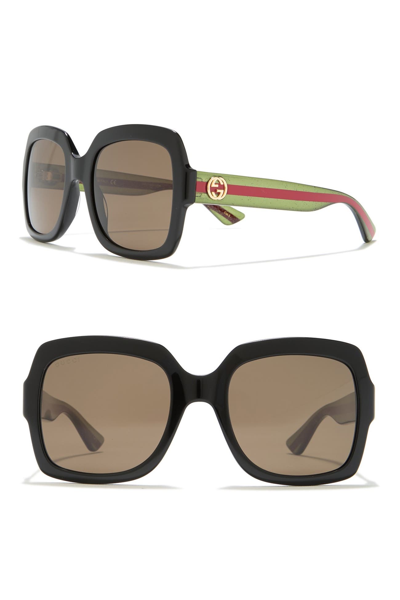 Gucci 54mm Square Oversized Sunglasses Nordstrom Rack