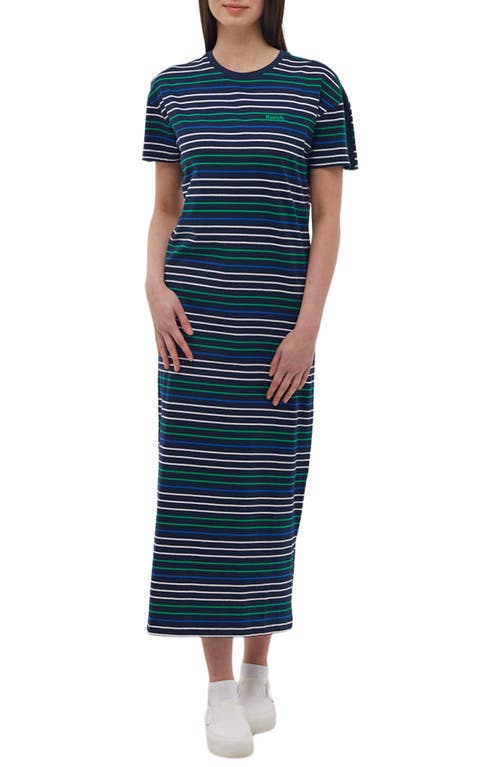 Shop Bench . Phoena Stripe T-shirt Dress In Navy