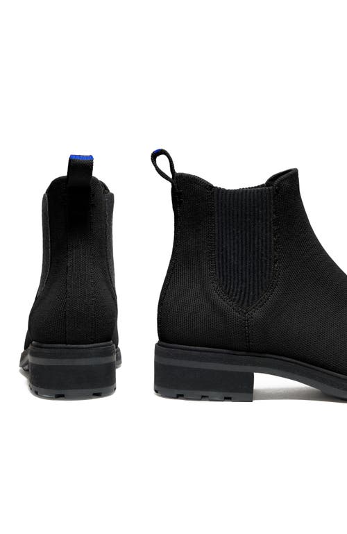 Rothys Rothy's The Lug Boot In Onyx Black