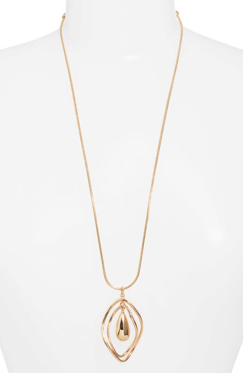 Shop Nordstrom Orbital Pendant Necklace In Gold