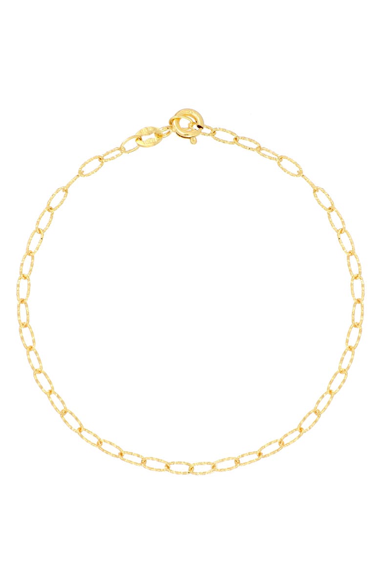 Bony Levy 14K Gold Textured Chain Bracelet Nordstrom