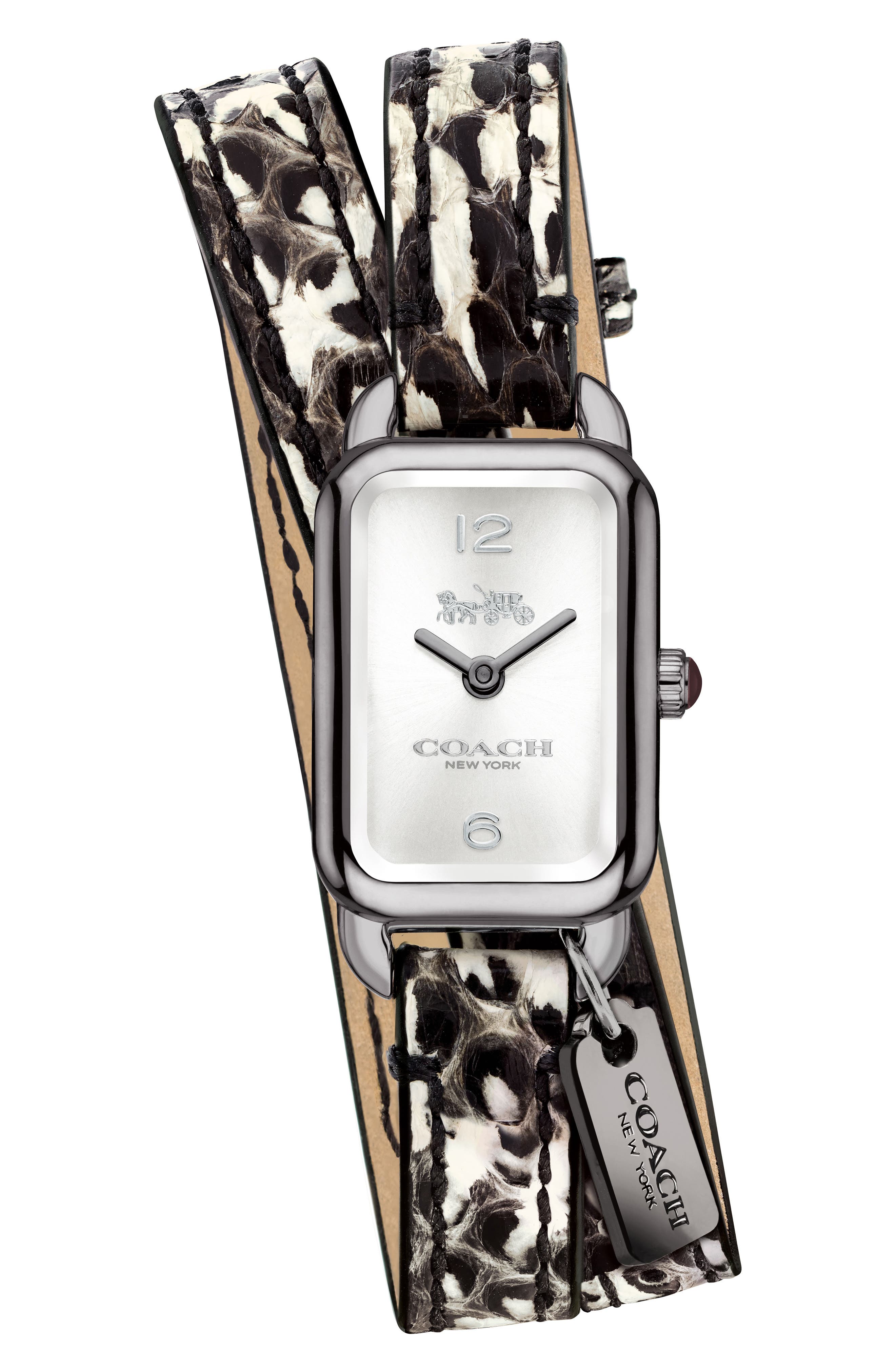 coach double wrap watch