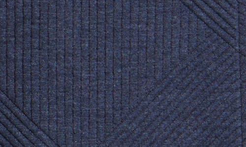 Robert Barakett Steep Rock High Collar Double Knit Jacket In Navy
