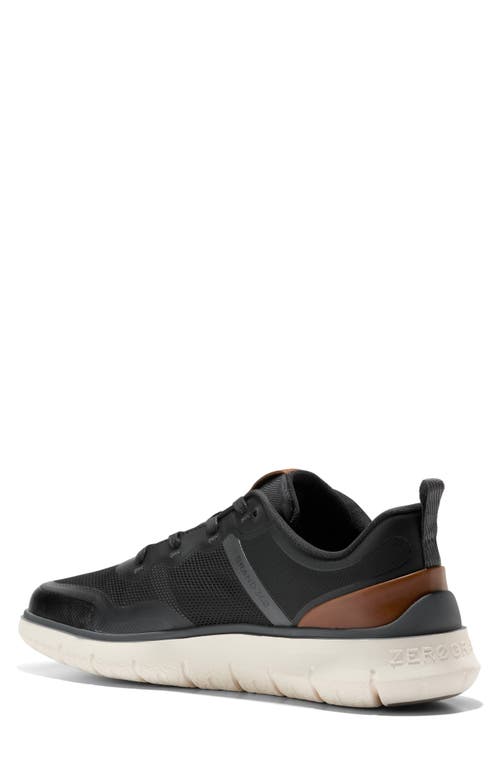 Cole Haan Men's Generation Zerãgrand Stitchlite Lace-up Sneakers In Black/british Tan/ivory