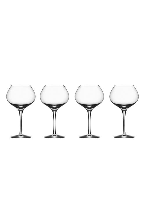 Orrefors More Mature Set of 4 Crystal Wine Glasses in Clear at Nordstrom