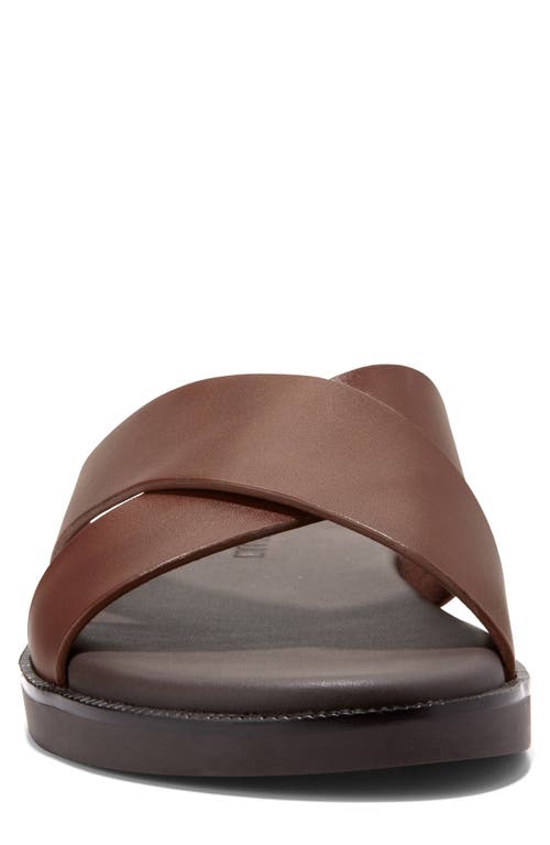 Cole Haan Nantucket Cross Strap Sandal In Woodbury/java