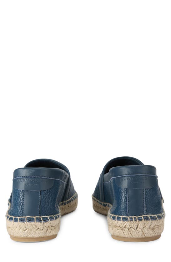 Shop Kurt Geiger London Isaac Espadrille Slip-on In Medium Blue