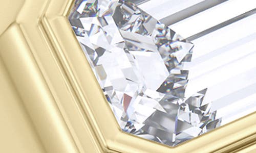 Hautecarat Emerald-cut Lab Grown Diamond Signet Ring In 3.00 Ctw 18k Yellow Gold