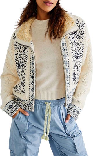 Free people sales zip up